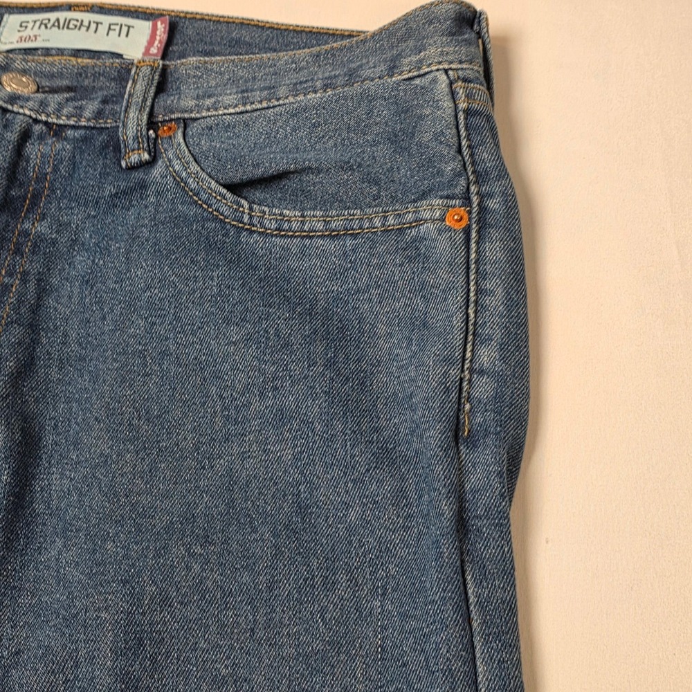 Levi's 505 Straight Fit Jeans Mens‎ 32x30 Blue Medium Wash 100% Cotton Denim - Picture 12 of 12